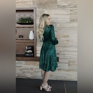 NEW Pink Desert Sequin Dress